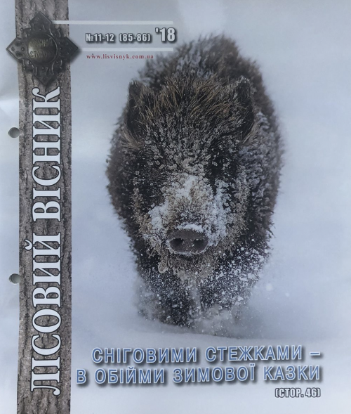 Лісовий вісник. Листопад-грудень. 2018 (№ 11-12 (85-86))
